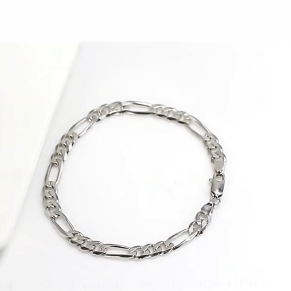 Silver Figaro  Bracelet